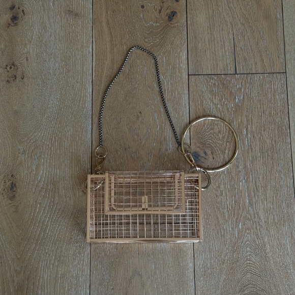 Rose Gold Martine Ali Cage Bag - Picture 1 of 13